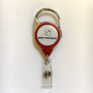 No Twist Carabiner Badge Reel