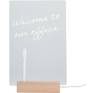 Note Brite Light-Up Acrylic Dry Erase Board