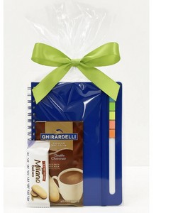 Notebook & Cocoa Gift Set with Cookies
