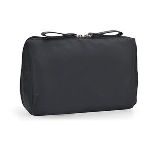 Nylon Cosmetic Toiletry Bag: Gold Zippers