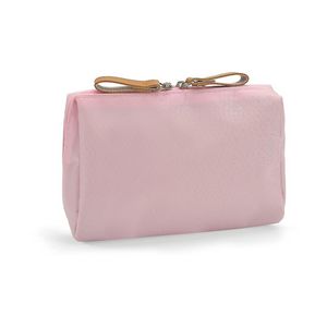 Nylon Cosmetic Toiletry Bag: Gold Zippers
