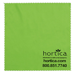 "ONECLEANSCREEN" 6" X 6" 100% Microfiber Recycled RPET Polyester Cleaning Cloth & Screen Cleaner