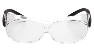 Black Frame with Clear H2X Anti-Fog Lens