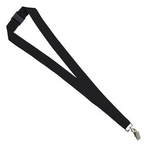 "OWEN" 1" Blank Lanyard with Breakaway Safety Release Attachment - Bulldog Clip