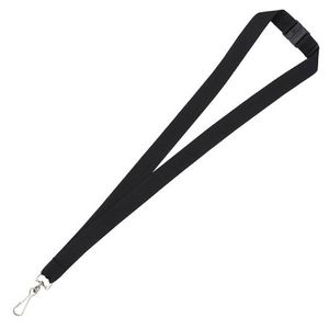 "OWEN" 3/4" Blank Lanyard with Breakaway Safety Release Attachment - Bulldog Clip