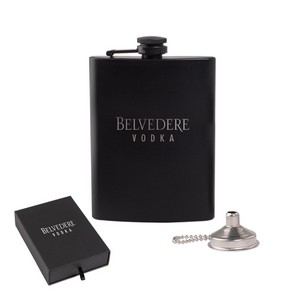 Oakhurst 8 Oz. Flask and Funnel Gift Set