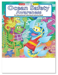 Ocean Safety Awareness Coloring Book Fun Pack