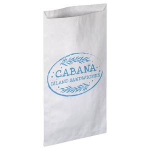 One Color 1-Sided Merchant Paper Bags (7.5"x 13")
