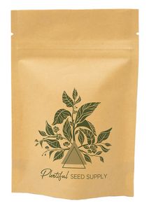 One Color Stand Up Kraft Barrier Pouch (4"W x 6"H x 2"D)