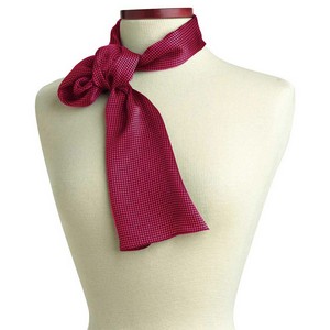 Orange Carlton Silk Scarf - 8"x45"