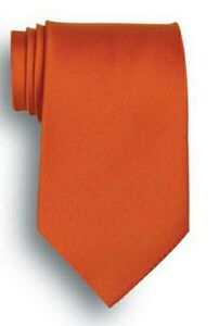 Orange Silk Tie
