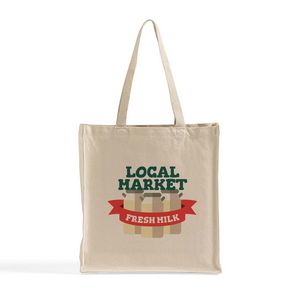 Organic Shopper Canvas Tote Bag