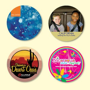 Origin'L FabricÂ® 3.6"Round x1/8" Drink Coaster