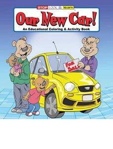Our New Car Coloring Book Fun Pack