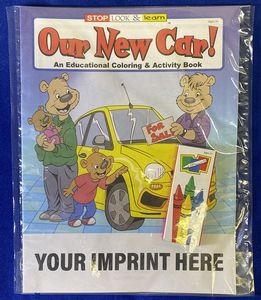 Our New Car Coloring Book Fun Pack