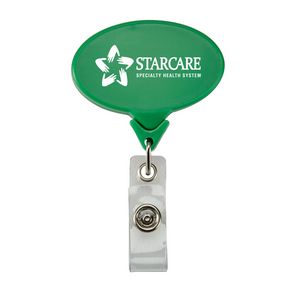 Oval Badge Reel Secure-A-Badgeâ„¢
