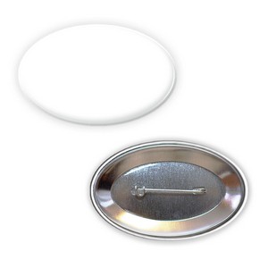 Oval Button w/ Pin