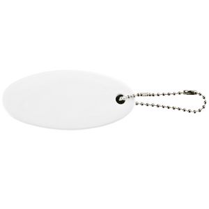 Oval Floater Key Tag