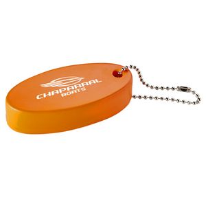 Oval Floater Key Tag