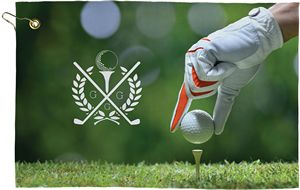 Oversized Subli-Plush Golf Towel