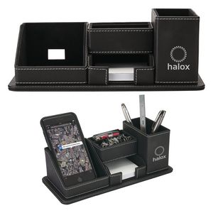 Oxford Desk Organizer w/Phone Holder