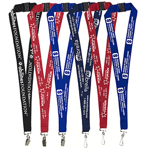 "PALMER" 1" Silkscreen Lanyard with FREE Breakaway Safety Release