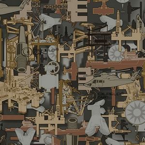 PKR Two-Tone Trademarked Camo Kolder Kaddy Coolie