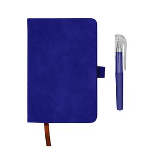 PU Pocket Notebook Journal With Pen