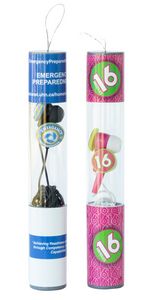 PVC Tube Packed Earbuds