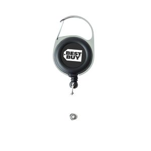 Pad Printed Badge Reel Carabiner