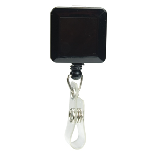 Pad Printed Retractable Badge Holder (Square w/ Alligator Clip)