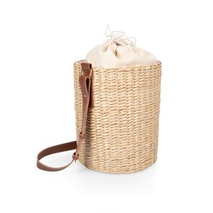 Palermo Insulated Bucket Tote with Leather Straps