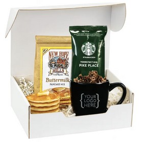 Pancake Breakfast Gift Box with Starbucks Coffee & Mug