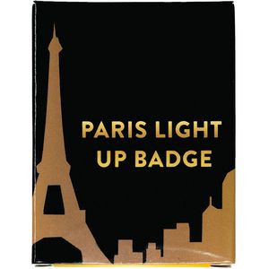Paris Light Up Badge