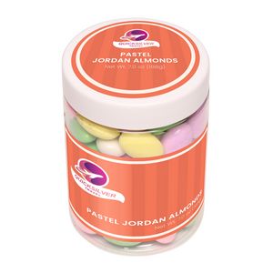 Pastel Jordan Almonds: Large Jar