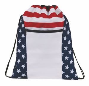 Patriotic Drawstring Backpack