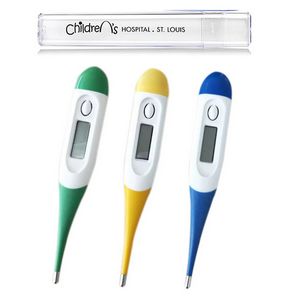 Personal Thermometer W/ Sanitary Case - Imprinted