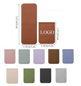 Personalized Magnetic PU Leather Bookmark