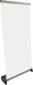 Phoenix Mini 1 Pole Silver Retractable Banner Stand