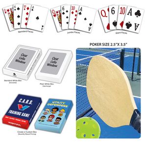 Pickleball Theme Poker Size Playing Cards