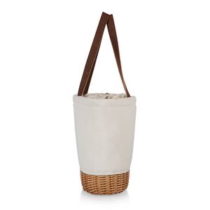 Pico Willow and Canvas Lunch Basket