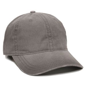 Pigment Dyed Twill Cap w/Solid Back