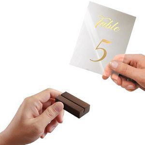 Pine Name Card Holder