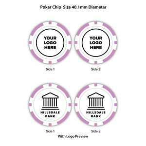 Pink Poker Chips