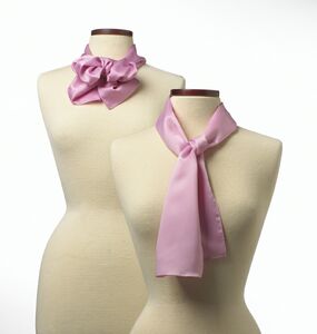 Pink Silk Scarf - 10"x54"