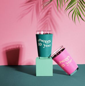 Pint Glass Sleeve - Solid Scuba