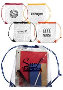 Plastic Drawstring Backpacks