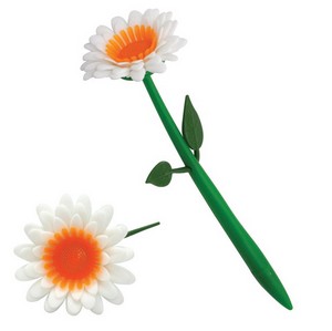 Plastic Flower Pen