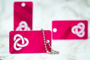 Plastic Key Tags