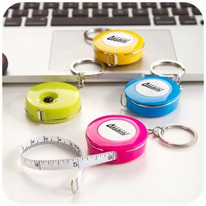 Plastic Mini Tape Measure Keychain